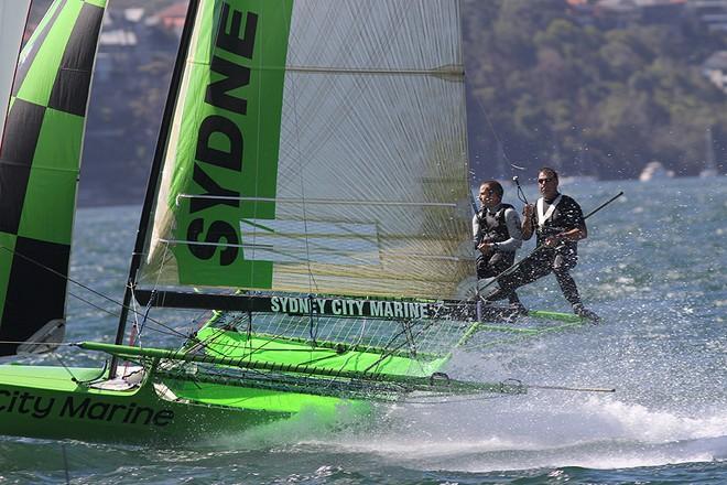 dave witt’s sydney city marine - Australian 18ft Skiff Championship © Frank Quealey /Australian 18 Footers League http://www.18footers.com.au